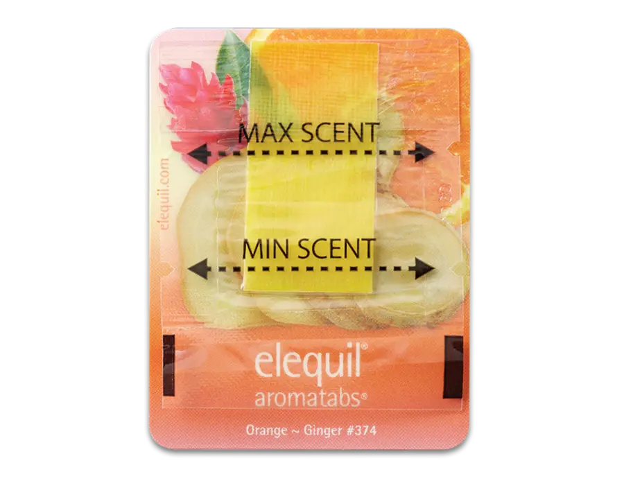 Elequil Aromatabs® Aromaterapia Pomaranč-zázvor 374